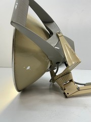 Vtg Burton 220 Industrial Medical Dental Wall Mount Exam Lamp Light Adjustable