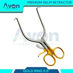4.5in & 5.5in Gelpi Veterinary Surgical Retractors, Self-Retaining – Premium 2pk