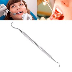 Dental Explorer Probe Hook Pick Double End Stainless Steel Dentist Teeth Clean