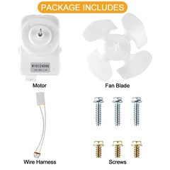 High Compatibility Refrigerator Condenser Fan Motor Kit – 120V, Easy Install