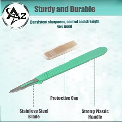 10 Disposable Sterile Surgical Scalpel #11 Callus Removing,Ppodiatry, Dissection