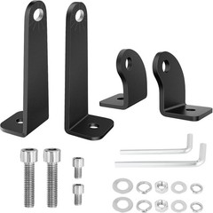 Mounting Bracket, 4PCS Universal Side Mounted Brackets Kit for Singl Size: 3MM