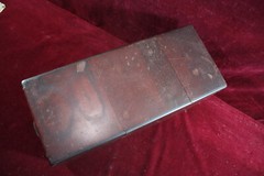 ** ANTIQUE GLOBE WOOD INDEX FILE CABINET TABLETOP RECIPE SCHOOL GENERAL STORE **