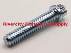 1/4-20×1-1/4 Alloy Steel 12 Point Flange Screws 1/4x20x1.25 Extra Strong Bolts Z