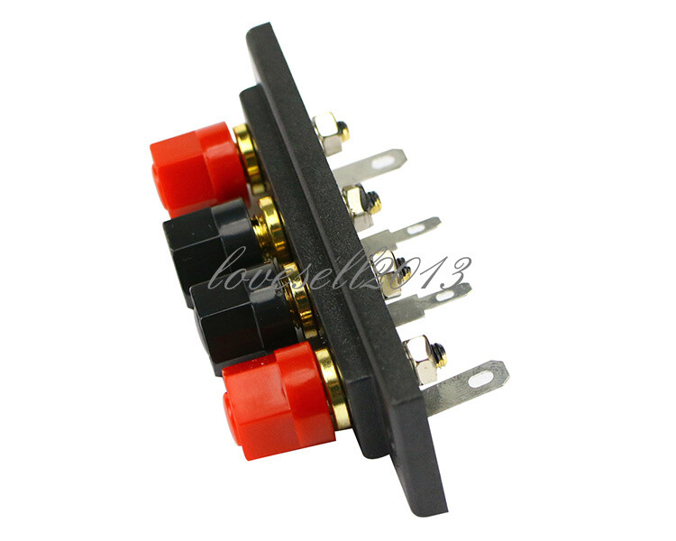 NEW Speaker Amplifier Chassis Terminal Output Four-Position Terminal Soundbox