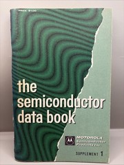 The Semiconductor Data Book by Motorola Supplement 1 1966 Vintage Book