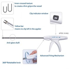 Laparoscopic Clip Applicator Ligating Clip Applier – US Seller – 5mm or 10mm