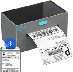 Bluetooth Thermal Shipping Label Printer 4×6 Support iOS iPhone iPad Android……