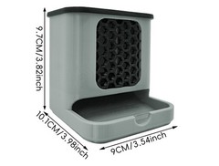 Modern Sleek Decorative Compact Lightweight Desktop Honeycomb Cotton Swab Holder
