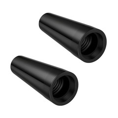 2 PCS Flux Core Gasless Nozzle, Heat Resistant Gasless Replacement Nozzles, S…