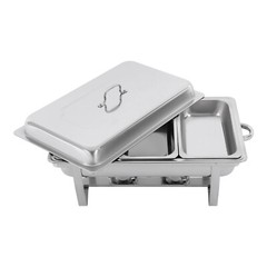 Catering Chafing Dish Food Warmer buffet set 316 Stainless Steel with 3 pan New