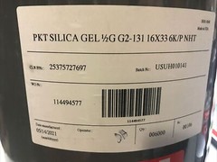 ULINE S-8032 Silica Gel 1/2 Gram 6000/Pail