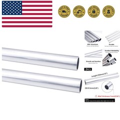 6061 Aluminum Tubing, 3/8″ OD Seamless Aluminum Round Tube, 0.04″ Wall x 10″ …