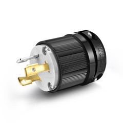 NEMA Twist Lock L5-30P Plug Connector Male,30 Amps, 125 Volts, RV Generator Plug