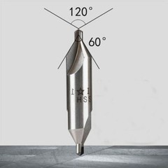2PC 60° Center Drill 1mm 1.5mm 2mm 2.5mm 3mm 3.5mm 4mm 5mm 6mm lathe tool