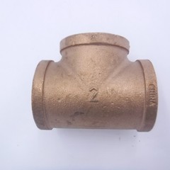 Mech 2″ Female NPT Lead Free Brass Tee Fitting