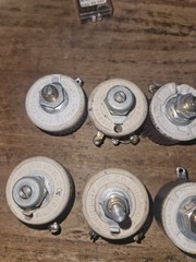 8 RARE VINTAGE WESTERN ELECTRIC-KS OHMITE TRU OHM RHEOSTATS TYPE J MORE