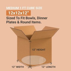 Shipping Boxes Small 25-Pack Corrugated Cardboard Box Packing, Moving Storage
