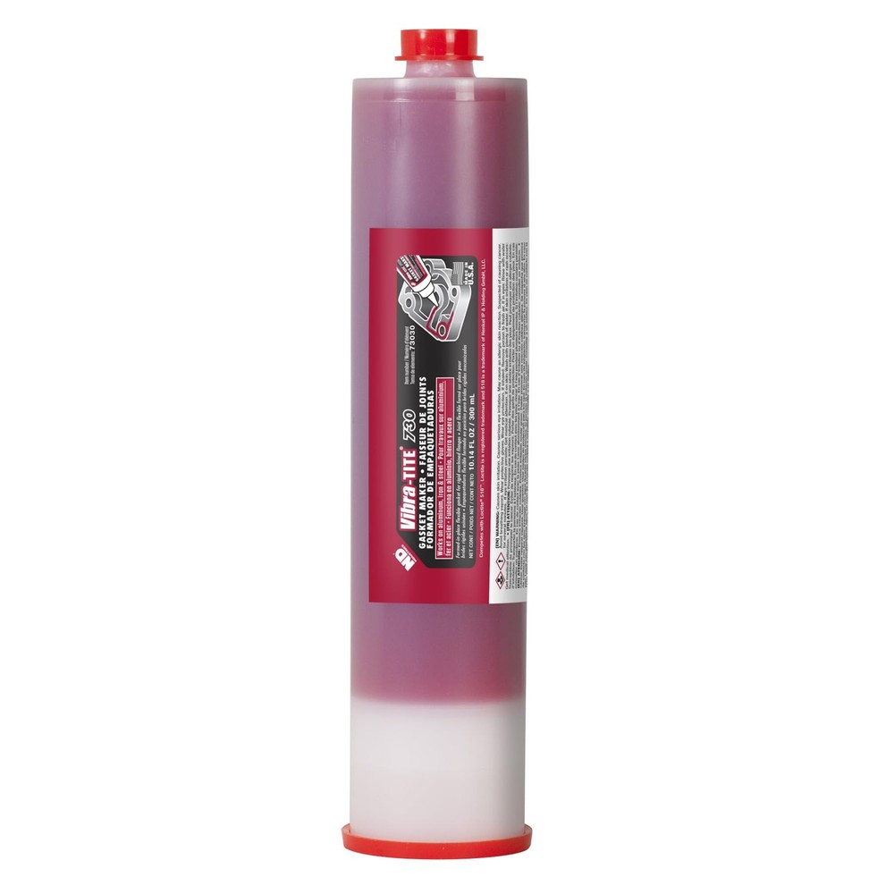 Vibra-Tite 730 Red Solvent Resistant Flexible Gasket Maker 300Ml Cartridge