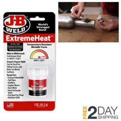 J-B Weld ExtremeHeat Metal Repair Paste 1000°F Exhaust Muffler Crack Fix 3oz