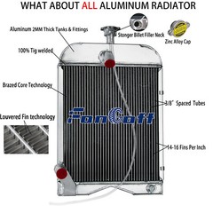 Radiator Fits Ford 8N 9N 2N Tractors 8N8005 86551430