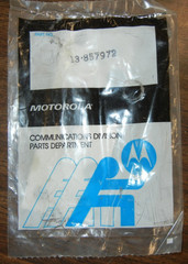 Motorola MOTRAC, MOTRAN Control Head Escutcheon 2-Frequency NOS