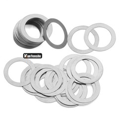 Shim Washer 4 x 8 Precision Spacers Kit 80 Pcs 20 Units x 0.1/0.2/0.3/0.5mm T…
