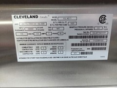 CLEVELAND 40 GALLON NATURAL GAS TILTING TILT SKILLET BRAISING PAN SGL-40-T1