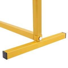 4 Pack Cargo Shipping Container Shelving Shelf Bracket 19″x52″ Universal Yellow