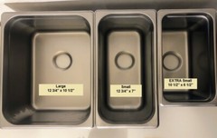 LARGE 3 Compartment Sink Set For Portable Concession Sinks Food Trucks