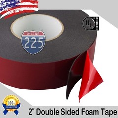 2″ Wide Double Sided acrylic Foam High Strength Adhesive Tape 60 Foot Roll USA