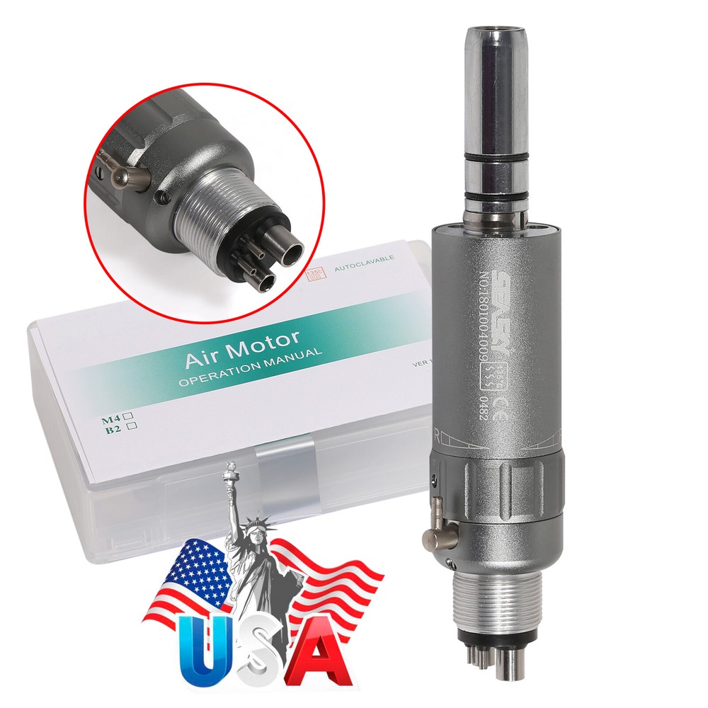NSK Style Dental Slow Low Speed Handpiece E-type Air Motor Coupler 4Hole 2HOLE