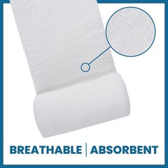 Non-Sterile Kerlix Gauze Roll, 100% Cotton, 6 Ply, 4.5″ X 4.1 Yards, 50/Box
