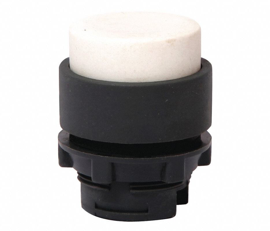 22mm Gray/White Plastic Momentary Extended Push Button Operator