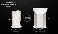 (5) Contractor Bags – 6 Mil – 31″ x 45″ – Garbage Dumpster Bag Trash Sandbags