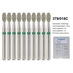 Dental Football Diamond Bur FG 368 379 Football Bur Super Coarse Fine High Speed