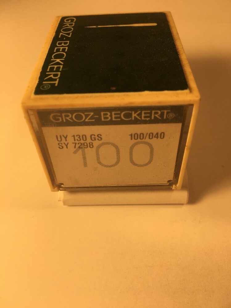 BOX OF 100 GROZ-BECKERT INDUSTRIAL SEWING NEEDLES 130GS SIZE 100/040