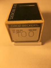 BOX OF 100 GROZ-BECKERT INDUSTRIAL SEWING NEEDLES 130GS SIZE 100/040