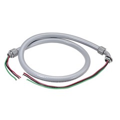 Southwire ACW16124W 1/2″x6ft Non-Metallic Power Whip #12 THHN 4-Wire (24/Pack)