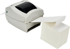 100-10000 4×6 Fanfold Direct Thermal Shipping Labels for Zebra & Rollo Printers