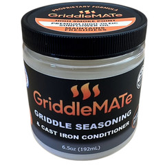 GriddleMATe Griddle Seasoning 6.5oz – 32 Pack CASE – Bulk / Wholesale – USA MADE