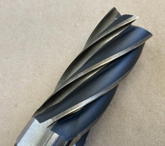 HS END MILL 2X2X4X7-3/4″, 2″ DIA, 4″ LOC, 7-3/4″ OAL, 6 FLUTE