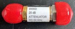 Keysight 8490D coaxial fixed attenuator 20dB, DC-50 GHz