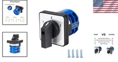 High-Quality LW28-32 Changeover Switch – 3-Position, 32A, 690V – Easy to Install