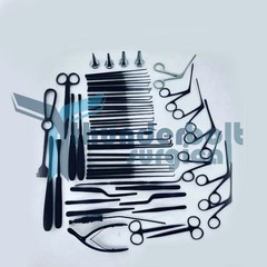 Tympanoplasty Instruments Black Color 29 Pcs Set Micro Ear Surgery ENT