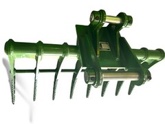 JMA 48in. Brush Rake for 6.5 – 9 Tons Backhoe Loader. 55mm | 50mm Pins