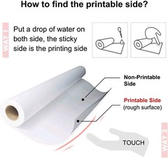 A-SUB 13 Inch X 300 FT Sublimation Paper Roll 105g for Epson Printer 13″x300′