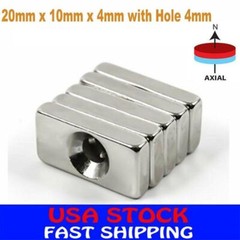 5/10/50pcs N35 Super Strong Block Square Rare Earth Neodymium Magnets 20x10x4mm