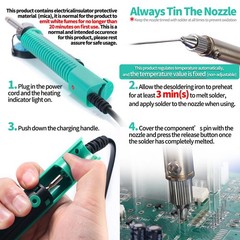 YIHUA 929D-V Electric Desoldering Soldering Iron Solder Sucker Desoldering…