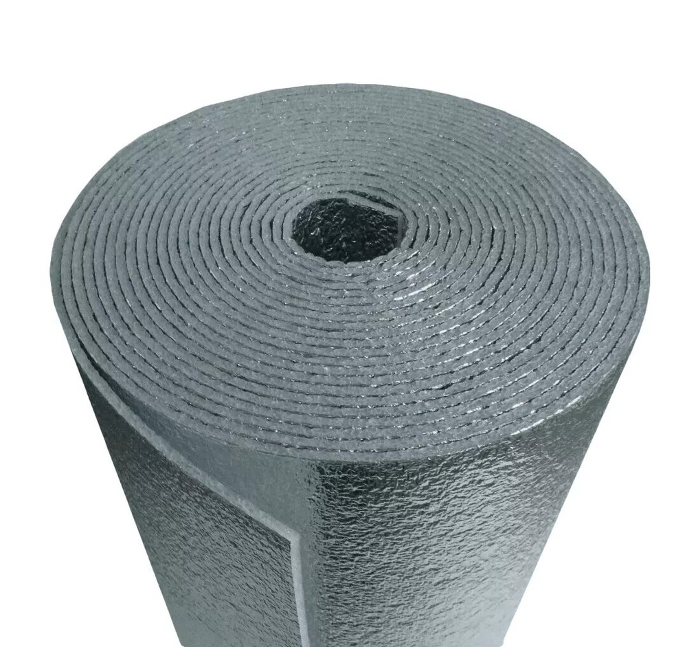 AD3 3mm Reflective Insulation Roll Foam Core Radiant Barrier Foil Wrap 16″X10′